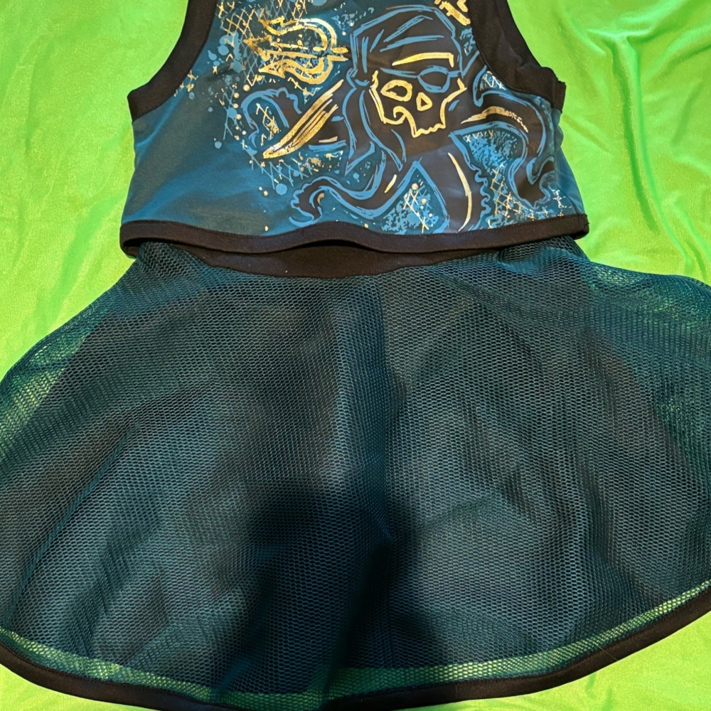 Disney Descendants 3  Pirate Adventure Kids Costume - Blue and Black